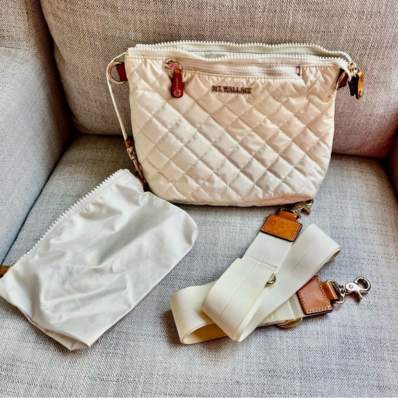 MZ Wallace original Scout crossbody bag in Pearl Metallic - Picture 5 of 12